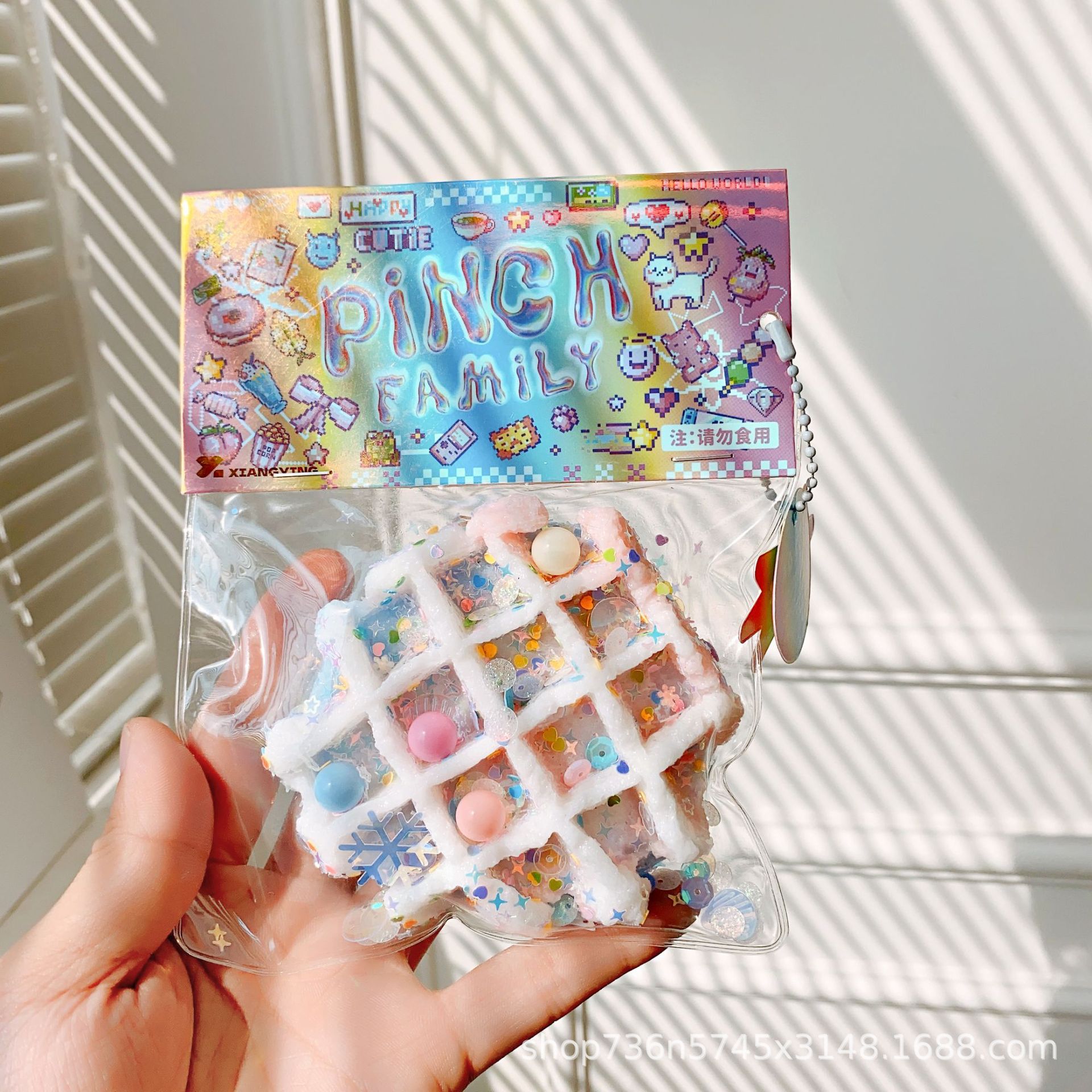 Pinch pinch pastel descompresible peluche gato garra caja ciega bolsa ciega rebote lento alivio de presión juguetes puestos