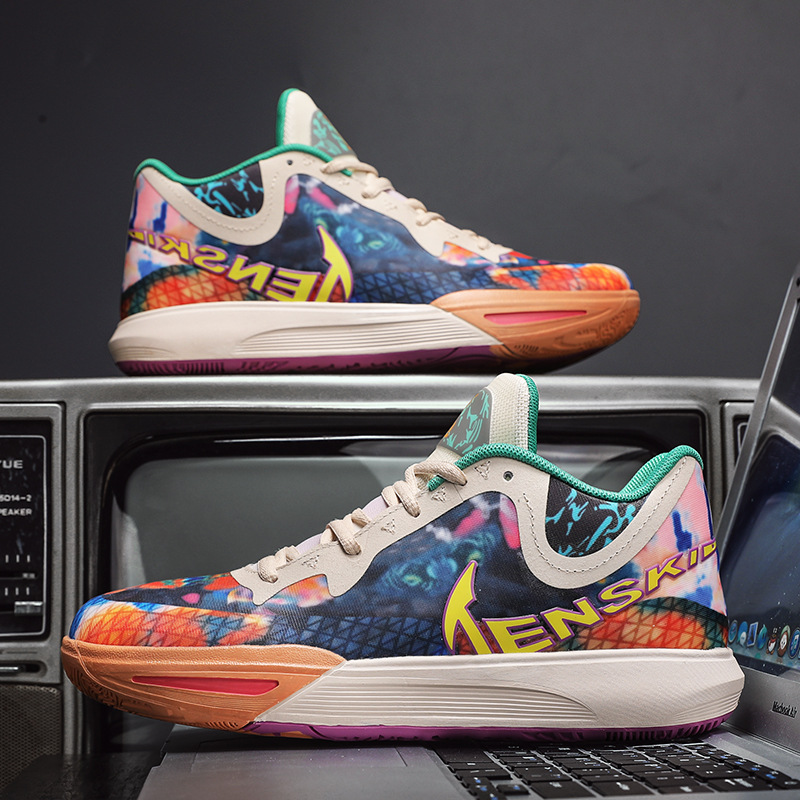 Owen 9th Generation Scarpe da pallacanestro in edizione limitata 7th Studenti maschi e femmine cuscino d'aria reale attrito antiscivolo resistente all'usura con suono_voghion.com