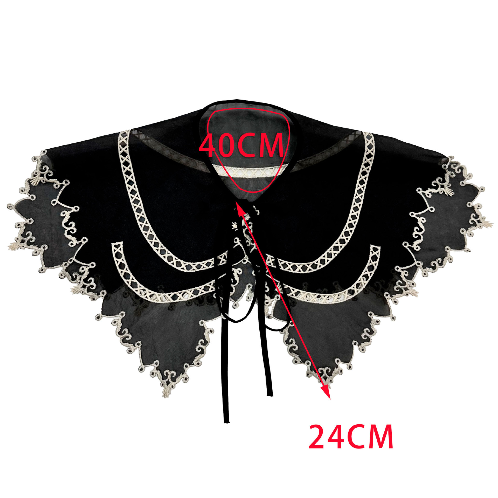 Negro y blanco, ogan de cuello falso, niños, ropa de abrigo de image 5