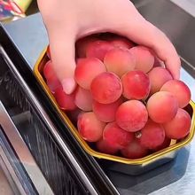 船型葡萄打包精品塑料一次性高档金色托盘陈列盒子水果包装盒厘子