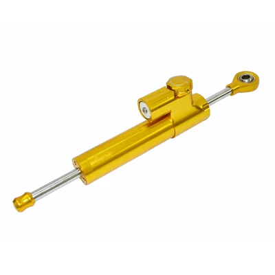 Motorcycle frame Steering Damper Anti-Shake - damping-rod-gold-rod-gold-point
