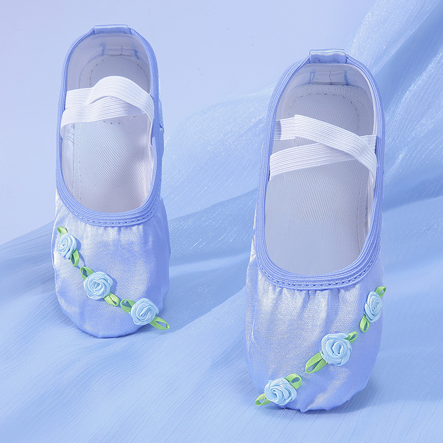 Children Adult Children Body Examination Girls' Soft Bottom Shoes Dancing Shoes Ballet Chinese Dance Shoes Practice Shoes Cat Claw Shoes