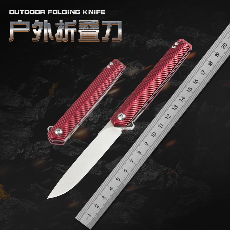 厂家批发K820BXP折叠刀多功能不锈钢刀具户外野营便携防身小刀