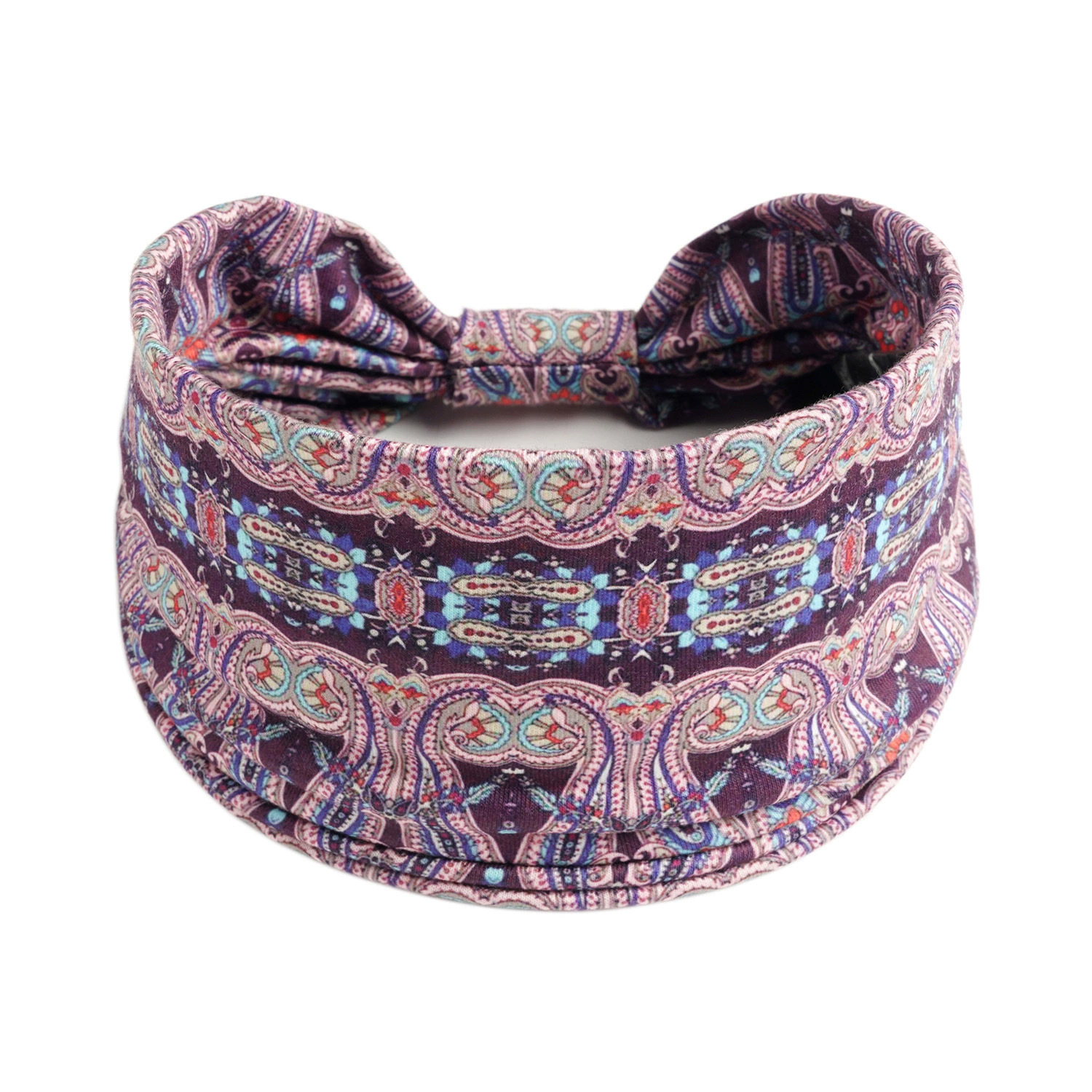 Retro Europa y los Estados Unidos venta cruzada de yoga damas correa de cabello toallas antiperspirantes elásticas algodón absorbedor correa de cabello nuevo accesorio para el cabello