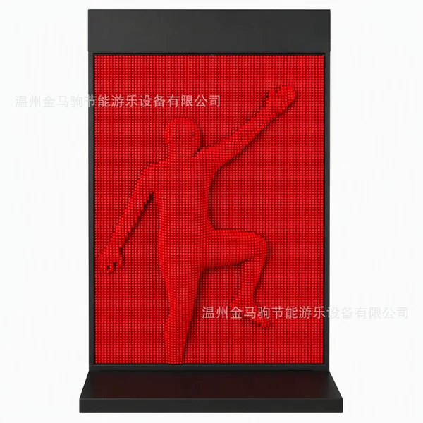 Internet-famous human body cloning printing wall, TikTok-style 3D needle-sculpture interactive wall, human body printer for amusement park