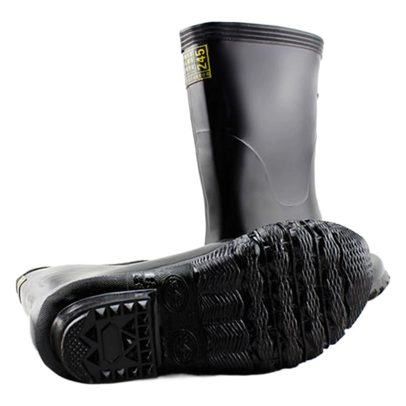 Тяньцзинь Shuangan Защитные сапоги с длинным стволом, устойчивые к кислотам и щелочам, резиновые утолщенные противоскользящие химические защитные сапоги, химическая защита труда, непромокаемая обувь оптом