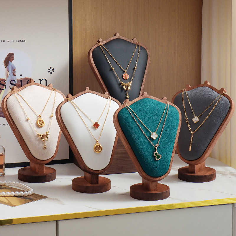 Necklace Display Rack Walnut Jewelry Rack Model Neck Hanger Display Rack Pendant Jewelry Pendant Classy and Exquisite Necklace Display Rack Walnut Jewelry Rack Model Neck Hanger Display Rack Pendant Jewelry Pendant Classy and Exquisite