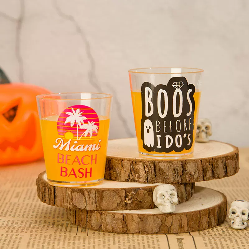 2024跨境新款桌面杯子万圣节布置道具杯子茶杯万圣节布置摆件水杯