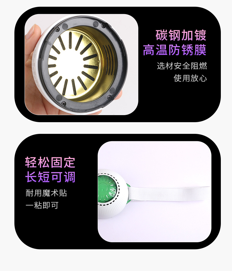 Moxibustion Box with 54 Aged Moxa Sticks Portable Open Flame Ai Jiu Device for Joints and Abdomen 9.5x6.5cm preparation