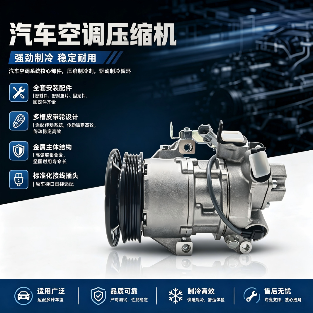 Suitable for Toyota Yaris car air conditioning compressor, part number 883100D320 - 88310-0D300