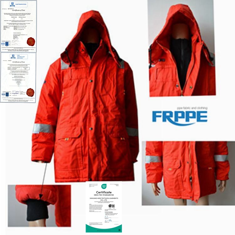 全棉阻燃加厚绗棉连体服 油田冬季棉服 防静电阻燃面料 阻燃棉衣