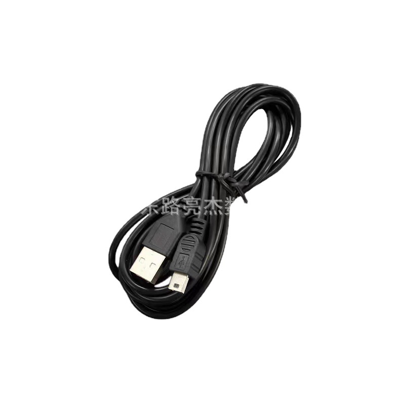 MP3 V3 cable T-Port Mini 5P cable cargador de cable de extensión USB Cable de datos blindado de cobre cable de carga Negro