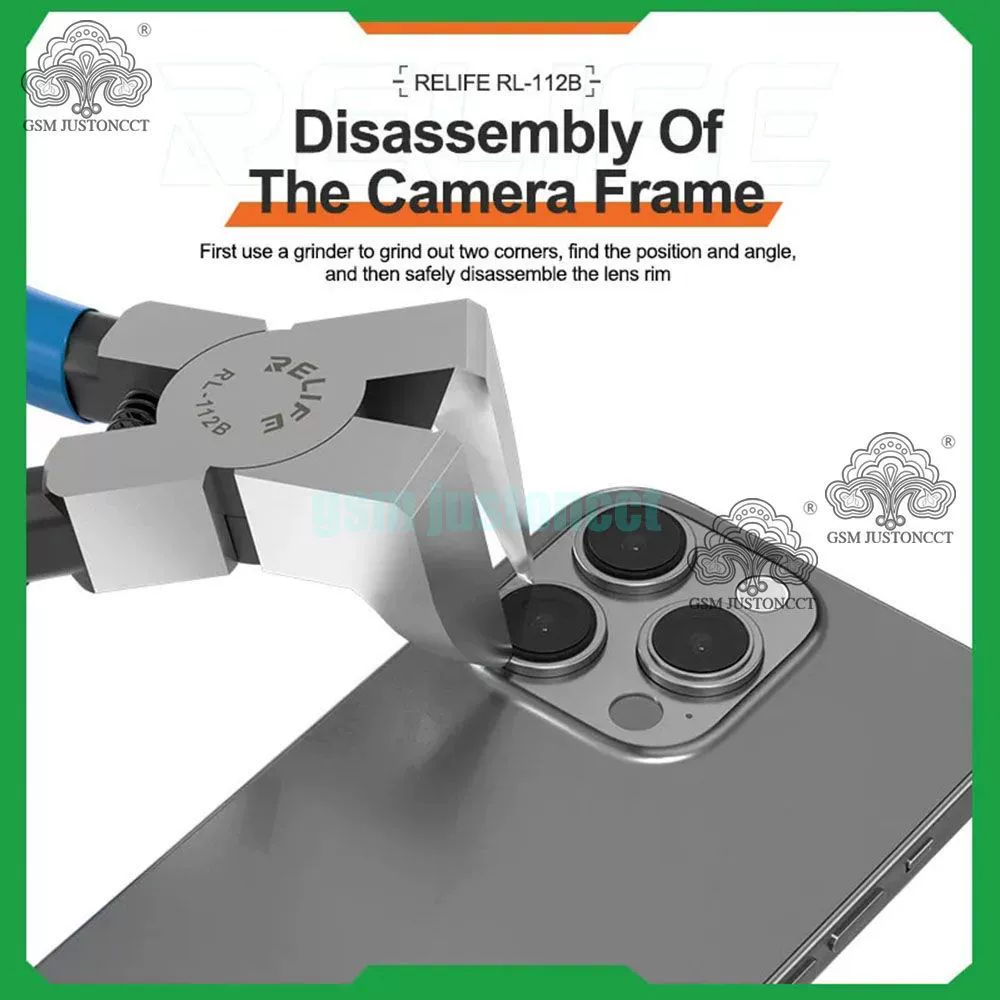 Xinxun RL-112B плоскогубцы под прямым углом, подходящие для разборки стальных колец линз мобильного телефона, плоскогубцы под прямым углом 90 градусов