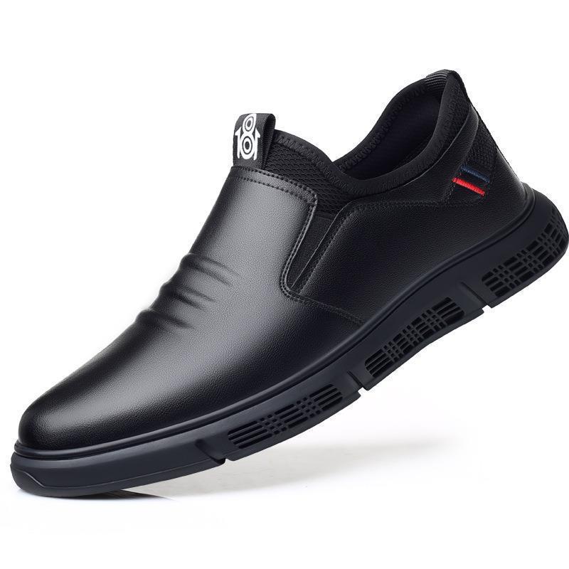 Douyin zapatos de hombre nuevos zapatos de cuero casuales para hombre zapatos transpirables para hombre zapatos de tablero de suela suave para hombre zapatos de conducción zapatos de Doudou