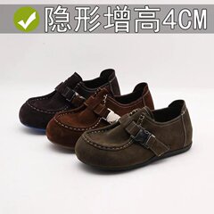 内增高袋鼠勃肯鞋2025新款慵懒老钱风手工包头巨舒服一脚蹬休闲鞋