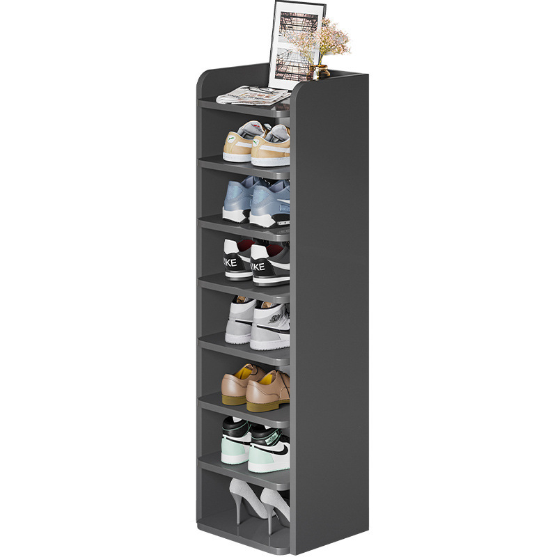 Zapatero en capas de partición puerta de entrada estrecha simple hogar Internet celebridad nuevo multi-capa de almacenamiento artefacto ahorro de espacio gabinete del zapato