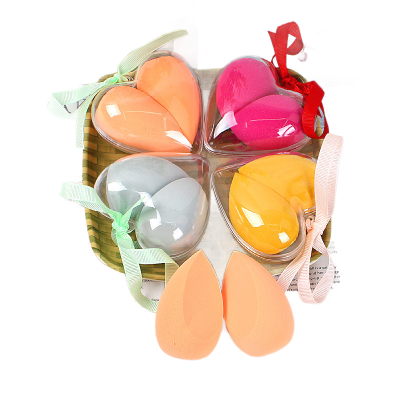 Fábrica directa hidrofílica huevo de maquillaje conjunto de calabaza polvo de maquillaje huevo de maquillaje esponja de maquillaje genuino