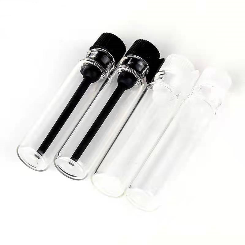 B004-0.51ml2ml3ml 香水エッセンシャルオイルサンプルサブボトルサンプルガラスボトル試験管トライアルボトルストッパー|undefined