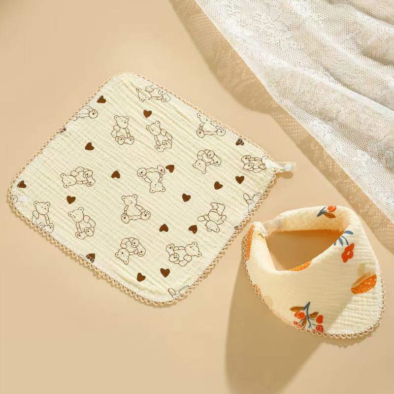 Salviette viso neonato in cotone e garza per neonati_voghion.com
