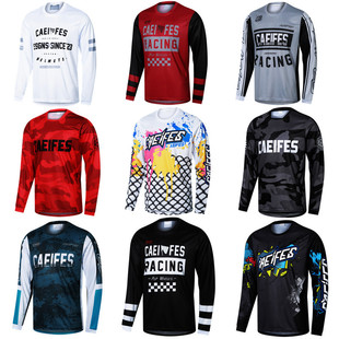 Cross-border hot sale downhill clothes cycling clothes off-road motorcycle clothes long-sleeved shirt outdoor sports mountain bike T-shirt men