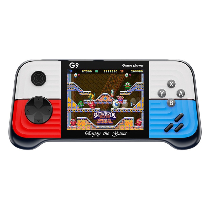 Máquina de juego portátil 2022 nueva máquina de mano de color de contraste retro de rockero transfronterizo PSP juego arcade G9 máquina de juego