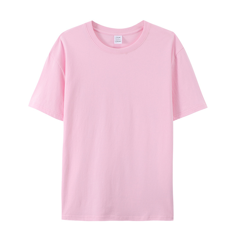 Camiseta de Algodón Peinado de Manga Corta para Niños de Jardín de Infancia y Primaria, 180g, Paquete de 26 Unidades, Uniforme Escolar Personalizado, Algodón Puro