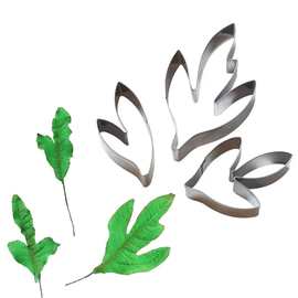 牡丹齿叶子小树叶翻糖切模 花洛阳牡丹花牡丹叶花馍模具中式