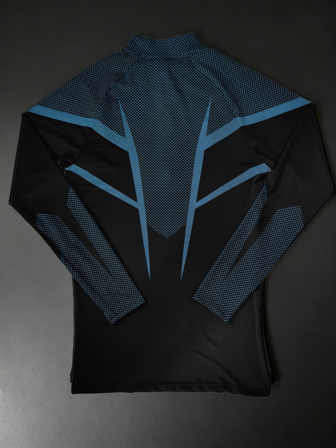 Men's Athletic Shirt Long Sleeve Quick Dry Workout Top For Gym_voghion.com