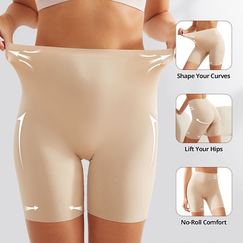 Shorts de Seguridad Europeos y Americanos sin Costuras, Anti-Exposición, Anti-Rizado, con Sensación de Desnudez, Leggings para Mujer, Venta al por Mayor para Comercio Exterior