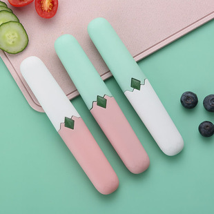 in stock and fast delivery 2-in -1 Double-head Fruit Knife Multi-functional Household Stainless Steel Peeler Portable Dual-purpose Knife