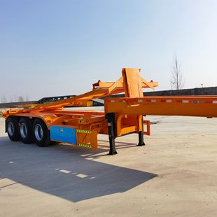 999cm Skeleton Semi-Trailer in Stock Skeleton Container Semi-Trailer Price Port Container Transport Skeleton Semi-Trailer