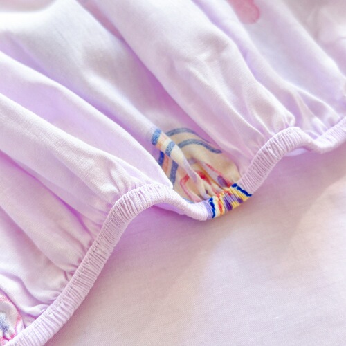 Cross-border 100% Cotton Sanrio Cartoon Single Bed Skirt Kurohime KT Bed Cover Bed Sheet Mattress Protector Wholesale