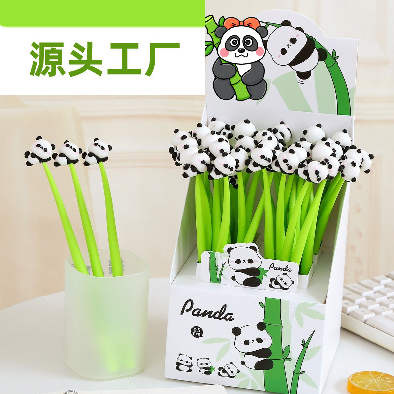 Panda Shake Pen Silicone Shake Pen Student Gel Pen Cute Design Cartoon Creative Pen Office Signature Pen Panda Shake Pen Silicone Shake Pen Student Gel Pen Cute Design Cartoon Creative Pen Office Signature Pen