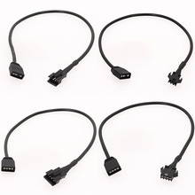 九州风神联力rgb转接线SM3针4针风扇灯条神光同步5v12v飞机头延长