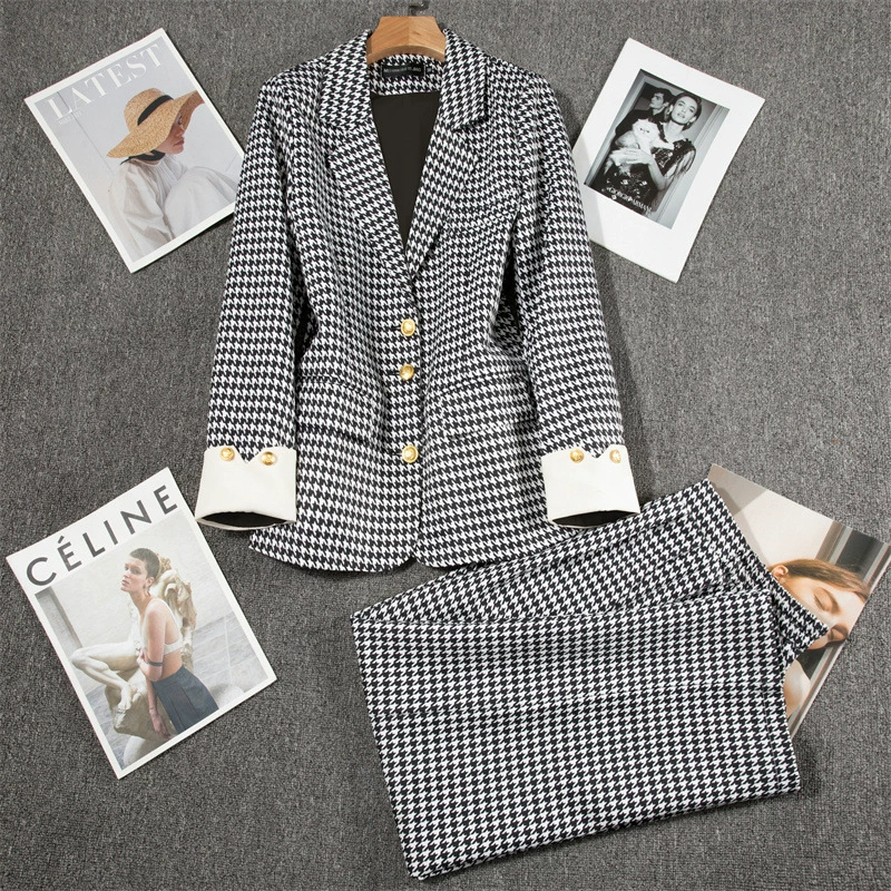 Spring demi-season classic suit jacket for leisure