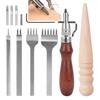 Hand sewing set Leatherwear technology Package Craft leather goods Leather Tool 3Pcs kit Carton packing