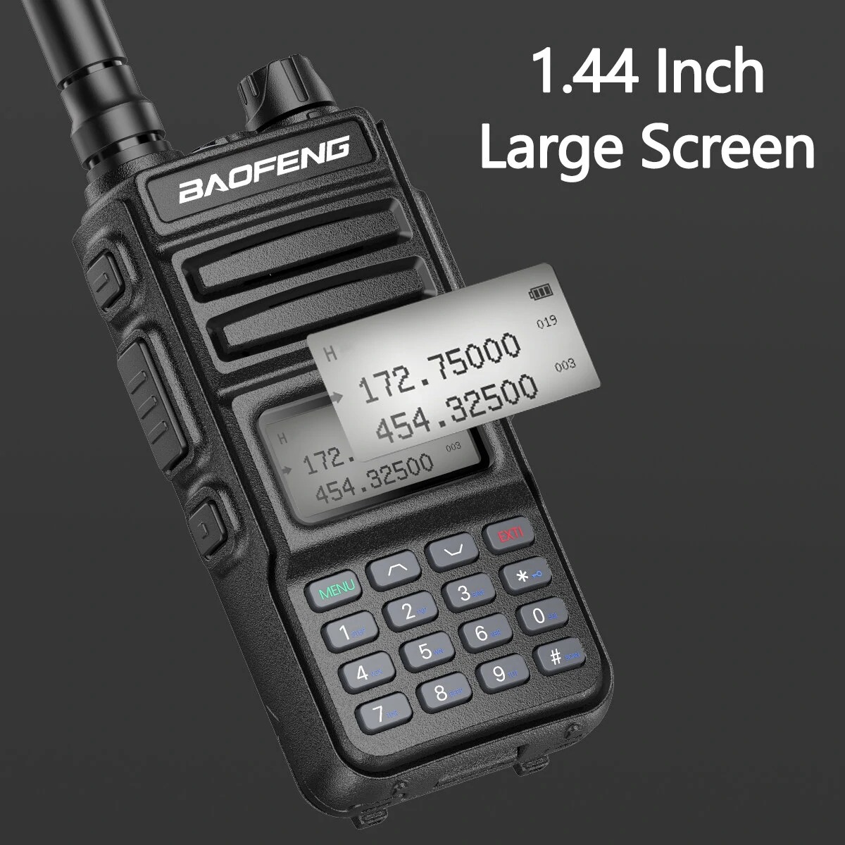 Baofeng baofeng UV-15R UV-13R de alta potencia tipo C carga p15uv walkie-talkie pantalla grande