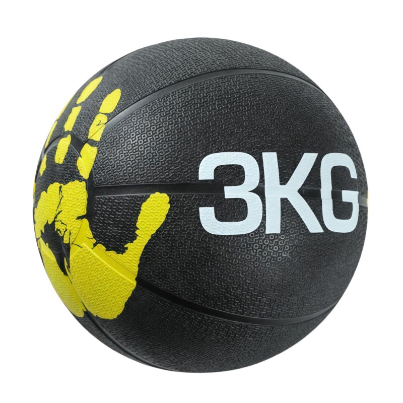 Palma de goma medicina bola de entrenamiento de cintura y abdomen entrenamiento de rehabilitación bola de equilibrio de gravedad inelástica bola de rehabilitación de fitness