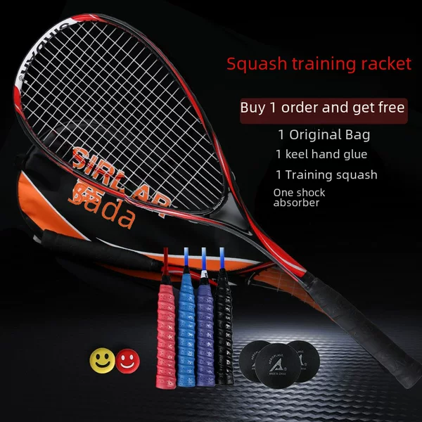 Squash racket Ultra-light Carbon Beginners Training Advanced Special Professional Competition Single Cross-border Foreign Trade Wholesale