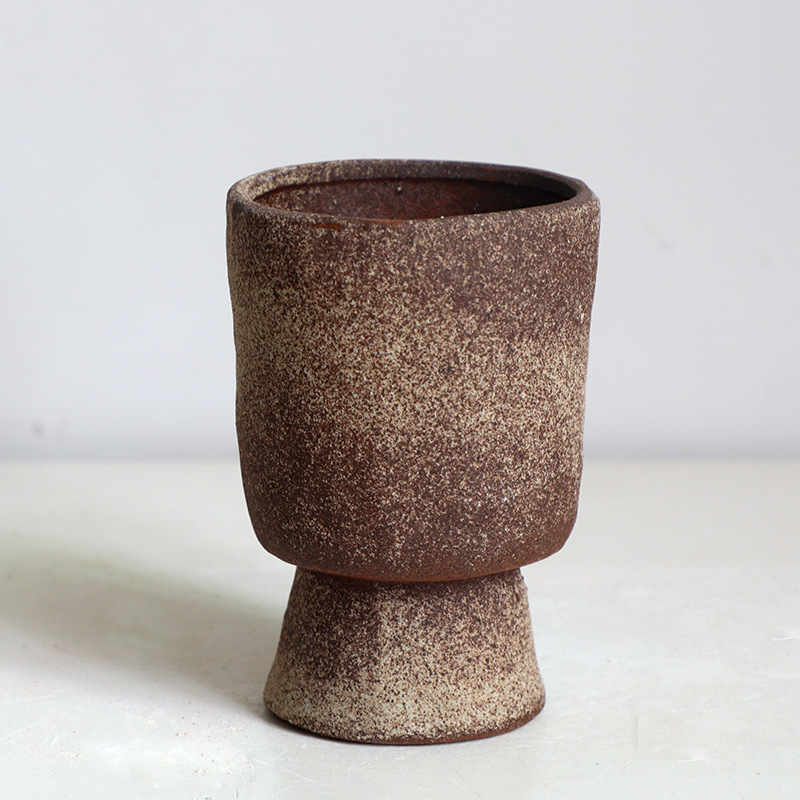 Jarrón de Cerámica para Mesa, Porcelana Vidriada con Acabado Mate para Decoración del Hogar