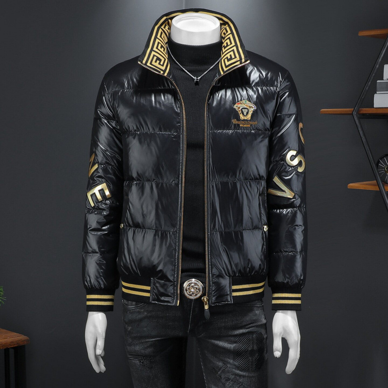 Winter short trend fashionable glossy down jacket