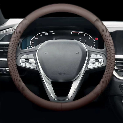 Factory Napapi car steering wheel Steering wheel cover - round-1135-brown-38cm