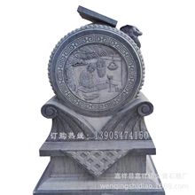 新品门墩抱鼓石天然石头门墩青石石墩摆件大门仿古石鼓狮子