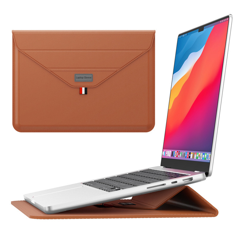 For Apple Envelope Portable Bracket Computer Bag 15.6 Xiaomi Lenovo matebook14 Inch Huawei Sleek Bag