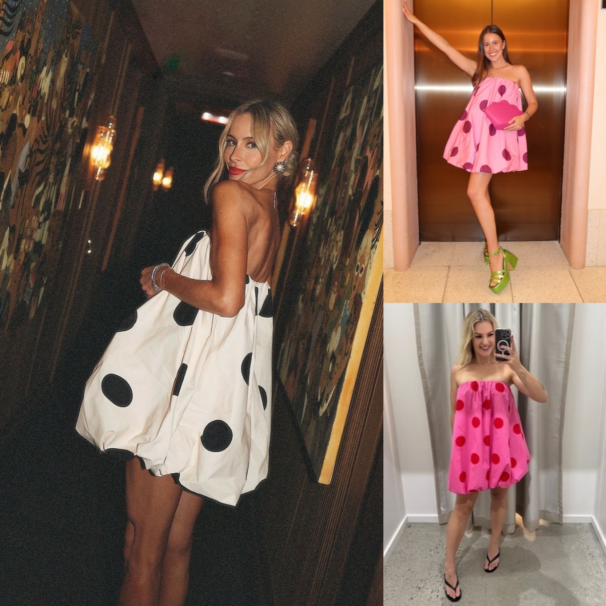 European and American Cross-Border Sexy Dress 2026 Amazon Spring and Summer New Polka Dot Print Mini Tube Top Dress