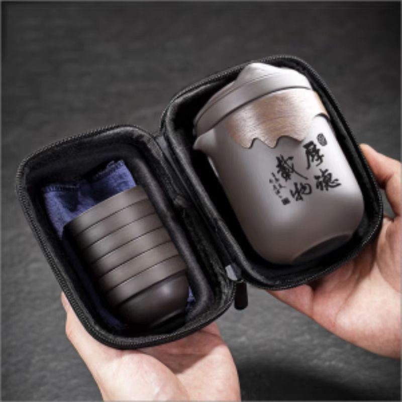 복상자사 6컵 - 후덕재주 [작은 파란색 가방]