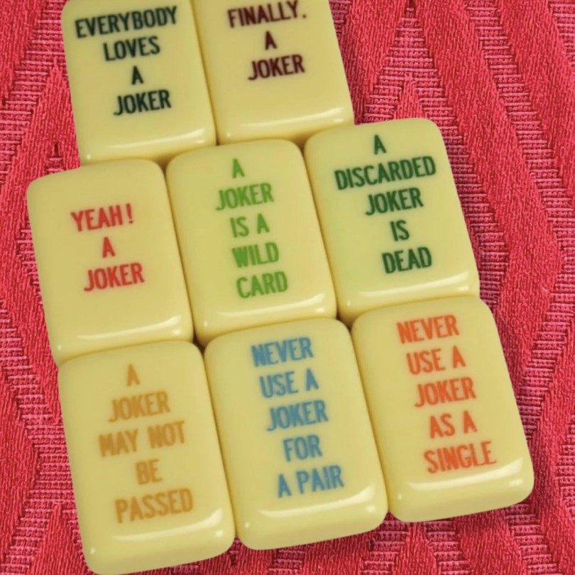 In Stock (Yellow Tiles) Luxury Minimalist Mahjong Tiles Mcm Mahjong Tile Set Medieval Modern Set