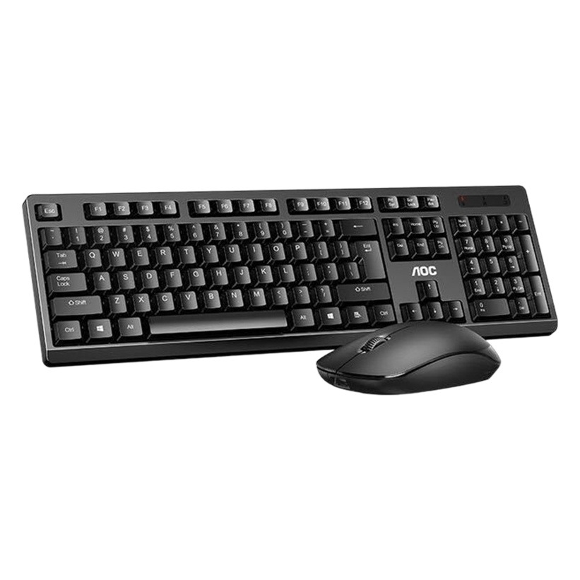 冠捷aoc km 210無線マウスキーボードセット静音防水家庭用コンピュータゲームノートの省電力