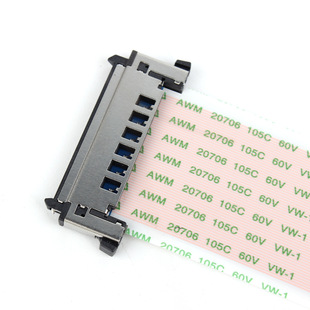 Ffcfpc Cable 0.5mm Pitch 30Pin150Mm Gold-Plated High Frequency Adhesive Film with Connector