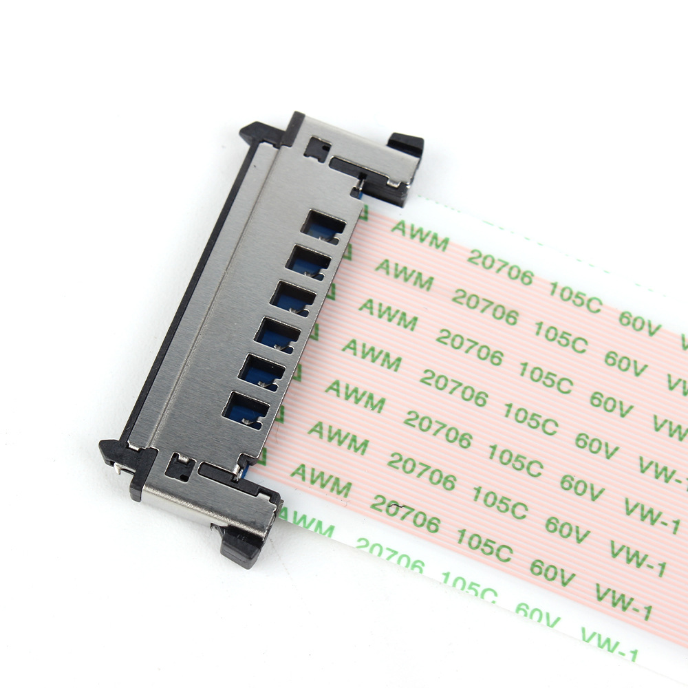 ffcfpc排线0.5mm间距30pin150mm镀金高频胶膜配连接器